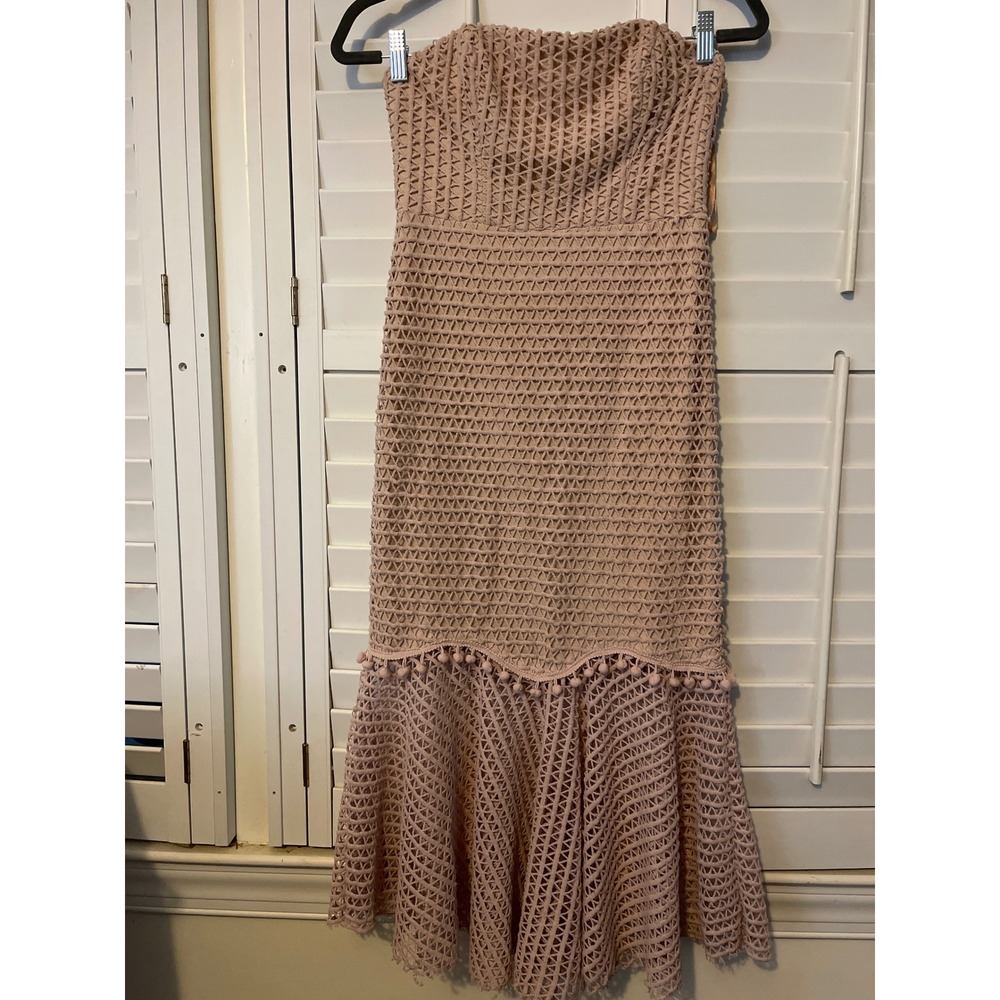 Selfie Leslie strapless dress USA size S
